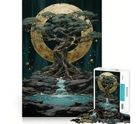 Puzzle Difficile Arbre de Vie Mystique pour Adultes, 1000 pièces, Think Toy, Divertissement paisible, découpe Nette, œuvre d'art (38x52cm)