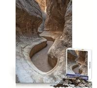 Puzzle Difficile Chemin étroit dans Un Canyon pour Adultes, 1000 pièces, Think Toy, Divertissement paisible, découpe Nette, Belle œuvre d'art (38x52cm)