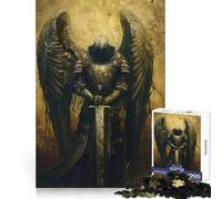 Puzzle Difficile Chevalier angélique pour Adultes, 1000 pièces, pour améliorer la mémoire et Passer Un Bon Moment Bords Nets Cadeau spécial (38x52cm)