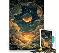 Puzzle Difficile Ciel Nocturne à Travers Les vignes pour Adultes, 1000 pièces, Jeu Intelligent, à Assembler soi-même, Cadeau Festif (38x26cm)