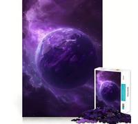Puzzle Difficile Cosmos Violet pour Adultes, 1000 pièces, Jeu de logique Solide, Simple et Amusant, découpe de précision, Cadeau de Noël (38x52cm)