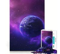 Puzzle Difficile Cosmos Violet pour Adultes, 1000 pièces, Puzzle de mémoire Facile à Assembler, Cadeau Artistique (50x75cm)