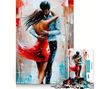 Puzzle Difficile Couple Romantique enlacé pour Adultes, 1000 pièces, Jeu de logique et d'adresse, à Partager en Famille, pièce de Collection (38x52cm)