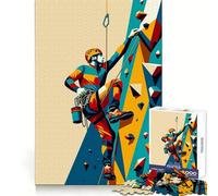 Puzzle Difficile de 1000 pièces Escalade (50x75cm) pour Adultes, Motif Pop Art, idéal pour Un Jeu de logique et de réflexion en Famille À Collectionner