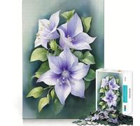 Puzzle Difficile de 1000 pièces Fleurs printanières Violettes pour Adultes Motif Fleurs de Printemps Violettes Jeu de logique Solide Simple et Amusant découpe de précision Cadeau de Noël (38x26cm)