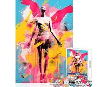 Puzzle Difficile de 1000 pièces pour Adultes Motif Graffiti d'anges et Pop Art Jeu éducatif et Artistique Chaque pièce est Unique Dimensions 38x26cm