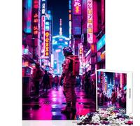 Puzzle Difficile de 1000 pièces pour Adultes sur Le thème de l'astronaute en Ville Jeu éducatif pour Les Amateurs de Jeux et d'œuvres d'art Dimensions 50x75cm