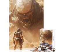 Puzzle Difficile de 1000 pièces pour Adultes thème « Attaque du Monstre des sables » Jeu éducatif pour Les Amateurs de Jeux et d'œuvres d'art Dimensions 50x75cm