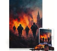 Puzzle Difficile de 1000 pièces représentant des Soldats en Temps de Guerre, idéal pour Adultes Un Jeu Stimulant pour l'esprit, Un Moment de détente et de précision Un Cadeau mémorable (50x75cm)