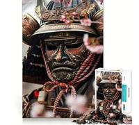 Puzzle Difficile de 1000 pièces représentant Un Guerrier samouraï en Gros Plan idéal pour Les Adultes Jeu de logique et d'adresse à Partager en Famille Pièce de Collection aux découpes précises