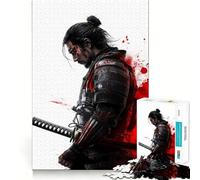 Puzzle Difficile de 1000 pièces représentant Un Guerrier samouraï, idéal pour Adultes Jeu intellectuel, détente et qualité Cadeau raffiné (38x52cm)