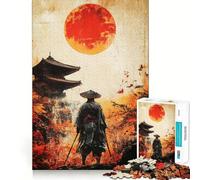 Puzzle Difficile de 1000 pièces représentant Un Guerrier samouraï sous Forme de Graffiti, idéal pour Adultes Découpe Lisse et agréable Cadeau Classique (38x52cm)