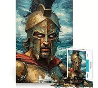 Puzzle Difficile de 1000 pièces représentant Un Guerrier Spartiate, idéal pour Adultes 38x52cm