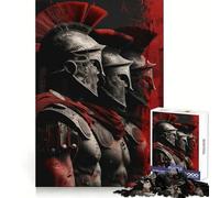 Puzzle Difficile de 1000 pièces représentant Un Guerrier Spartiate, idéal pour Adultes Jeu Intelligent et Amusant, découpe précise, Cadeau Artistique 38x26cm