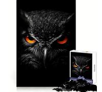 Puzzle Difficile de 1000 pièces représentant Un Hibou en Gros Plan, idéal pour Adultes Un Puzzle Stimulant la mémoire, Facile à Assembler et Un Cadeau Artistique (38x52cm)