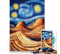 Puzzle Difficile de 1000 pièces représentant Un Paysage de Ciel étoilé, idéal pour Adultes 38x52cm