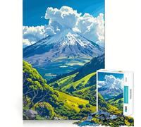 Puzzle Difficile de 1000 pièces représentant Un Paysage de Montagne avec des Nuages idéal pour Les Adultes Jeu de logique Solide Parfait pour Partager Un Moment Convivial Bords Nets