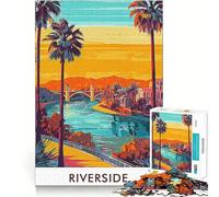Puzzle Difficile de 1000 pièces représentant Un Paysage Urbain au Bord de la rivière idéal pour Adultes Un défi intellectuel Stimulant et Un Jeu de réflexion Découpe précise Un Cadeau mémorable