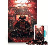 Puzzle Difficile de 1000 pièces représentant Un samouraï, Une Geisha ou Un Ninja Japonais, idéal pour Adultes Découpe Lisse et silencieuse Cadeau Classique (38x26cm)