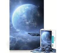 Puzzle Difficile de 1000 pièces représentant Un Vaisseau Spatial explorant Pandora, idéal pour Adultes 50x75cm