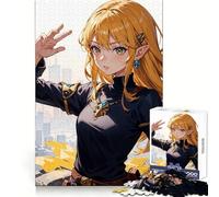 Puzzle Difficile de 1000 pièces représentant Une Elfe Anime, idéal pour Adultes Un Excellent Moyen de se détendre et de Passer Un Bon Moment Bords Nets Cadeau Original (50x75cm)