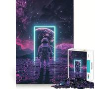 Puzzle Difficile de 1000 pièces représentant Une Porte de Portail Spatial, idéal pour Adultes Améliore la mémoire, détend l'esprit et Offre Un Cadeau élégant aux Bords Nets (38x26cm)