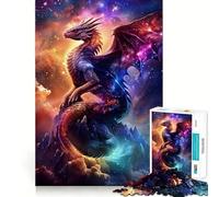 Puzzle Difficile Dragon de tempête nébuleuse pour Adultes, 1000 pièces, Think Toy, Divertissement paisible, découpe Nette, œuvre d'art de qualité (50x75cm)