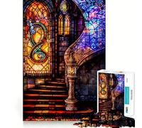 Puzzle Difficile Escalier taché pour Adultes, 1000 pièces, pour Booster Votre mémoire, Calmer Votre évasion, Bord serré, Cadeau spécial 50x75cm