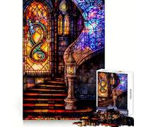 Puzzle Difficile Escalier taché pour Adultes, 1000 pièces, pour Booster Votre mémoire, Calmer Votre évasion, Bord serré, Cadeau spécial 50x75cm
