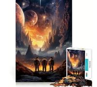 Puzzle Difficile Exploration Spatiale pour Adultes, 1000 pièces, Jeu de logique Pure, activité la Maison, découpe Nette, Joli Cadeau (50x75cm)