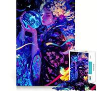 Puzzle Difficile Femme Mystique avec orbe pour Adultes, 1000 pièces, Think Toy, Divertissement paisible, découpe Nette, œuvre d'art de qualité (38x52cm)