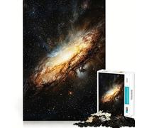 Puzzle Difficile Galaxie en Spirale dans l'espace pour Adultes, 1000 pièces, pour Booster Votre mémoire, Vous apaiser et Vous évader Un Cadeau spécial aux Bords tendus 50x75cm