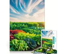 Puzzle Difficile Jardin Potager Arc-en-Ciel pour Adultes, 1000 pièces, Jeu de logique Pure, activité la Maison, découpe Nette, Joli Cadeau (50x75cm)