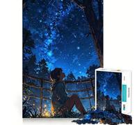 Puzzle Difficile La Nuit étoilée pour Adultes, 1000 pièces, 38x26cm, idéal pour se détendre et se ressourcer Un Cadeau Unique et raffiné