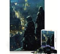 Puzzle Difficile La Veille de Nuit sur la Ville pour Adultes, 1000 pièces, Puzzle Stimulant la mémoire, Facile à Assembler, Cadeau Artistique (50x75cm)