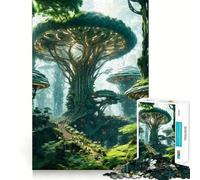 Puzzle Difficile l'arbre pour Adultes, 1000 pièces, renforce la mémoire, soulage Le Stress, Bords de qualité supérieure, œuvre d'art 50x75cm