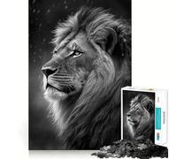 Puzzle Difficile Lion pluvieux pour Adultes, 1000 pièces, Casse-tête Mental, détente et Art Assembler, Cadeau spécial (50x75cm)