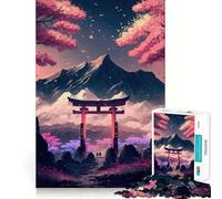 Puzzle Difficile Montagne des rêves pour Adultes, 1000 pièces, Think Toy, Divertissement paisible, découpe Nette, œuvre d'art (38x26cm)