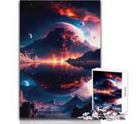 Puzzle Difficile « Montagnes chaotiques » pour Adultes, 1000 pièces, Jeu éducatif Stimulant l'esprit, Cadeau Unique à Forte Valeur sentimentale, Dimensions:50x75cm