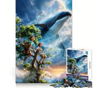 Puzzle Difficile Murmures dans Le Vent pour Adultes, 1000 pièces, Concentration Accrue, activité relaxante, découpe Lisse, Cadeau d'hiver (50x75cm)