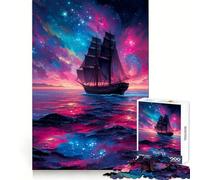 Puzzle Difficile Naviguer Travers Le Cosmos pour Adultes, 1000 pièces, Jeu de logique Pure, activité Domicile, découpe Nette, Joli Cadeau (38x52cm)