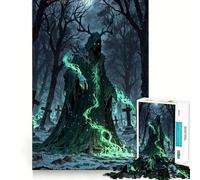 Puzzle Difficile Necrotic Graveyard Revenant pour Adultes, 1000 pièces, Think Toy, Divertissement paisible, découpe Nette, œuvre d'art (50x75cm)