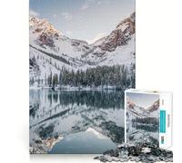 Puzzle Difficile Neige en Montagne pour Adultes, 1000 pièces, Casse-tête Mental, détente et Art Assembler, Cadeau spécial (50x75cm)
