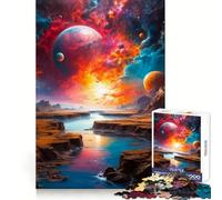 Puzzle Difficile Nuages étranges pour Adultes, 1000 pièces, Jeu de logique, Lien Familial, découpe de précision, Surprise chaleureuse 50x75cm