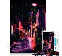 Puzzle Difficile Nuits pluvieuses pour Adultes, 1000 pièces, Jeu de logique Pure, activité la Maison, découpe Nette, Joli Cadeau (38x52cm)