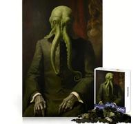 Puzzle Difficile Octopus Aristocrat pour Adultes, 1000 pièces, stimule la mémoire, Jeu apaisant, découpe de qualité supérieure, (38x52cm)