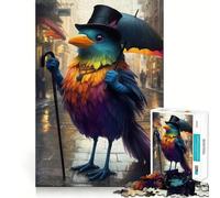 Puzzle Difficile Oiseau Arc-en-Ciel pour Adultes 1000 pièces, Jeu de logique Pure, activité la Maison, découpe Nette, Joli Cadeau (50x75cm)