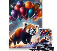 Puzzle Difficile Panda Volant dans l'espace pour Adultes, 1000 pièces, Jeu Intelligent, à Assembler à la Maison, Cadeau Festif (50x75cm)