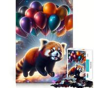 Puzzle Difficile Panda Volant dans l'espace pour Adultes, 1000 pièces, Jeu Intelligent, à Assembler à la Maison, Cadeau Festif (50x75cm)