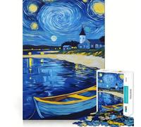 Puzzle Difficile Paysage de Ciel étoilé pour Adultes, 1000 pièces, Jeu Intelligent, Amusant et décontracté, découpe précise, Cadeau Artistique 38x26cm